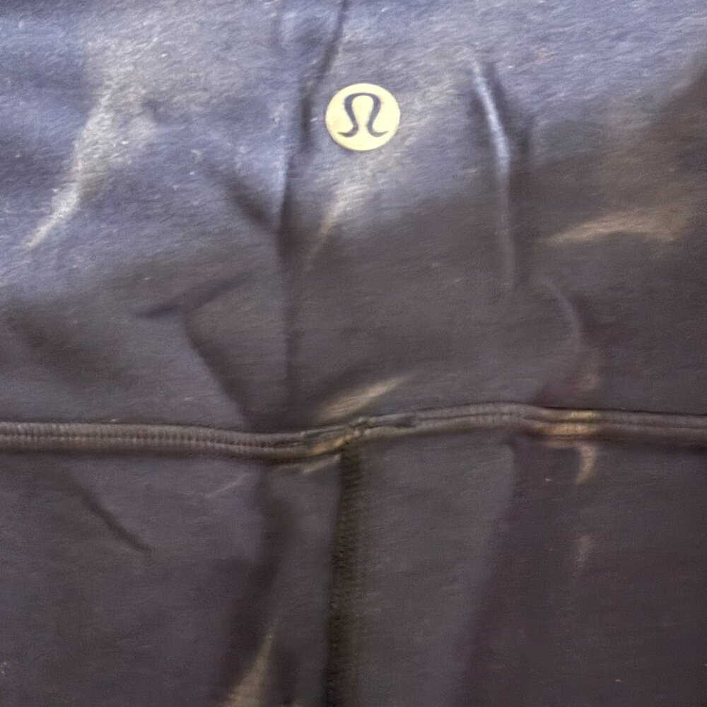 Lululemon Wunder Train HR Tight 25" Sz 14 Leggings STN1 Navy Grey $118 - Picture 6 of 9
